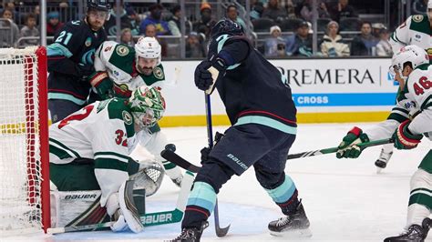 Gustavsson gets 2nd shutout of the season as Wild hand Kraken 8th straight loss with 3-0 win